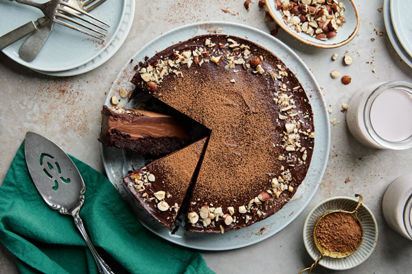 Chocolate Brownie Mousse Cake