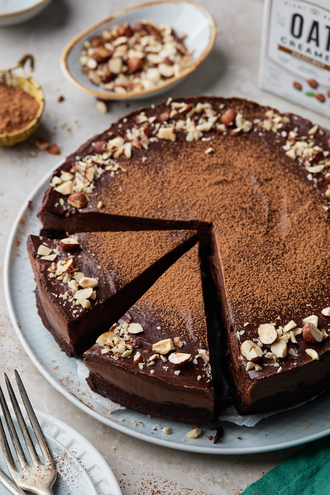 Chocolate Brownie Mousse Cake