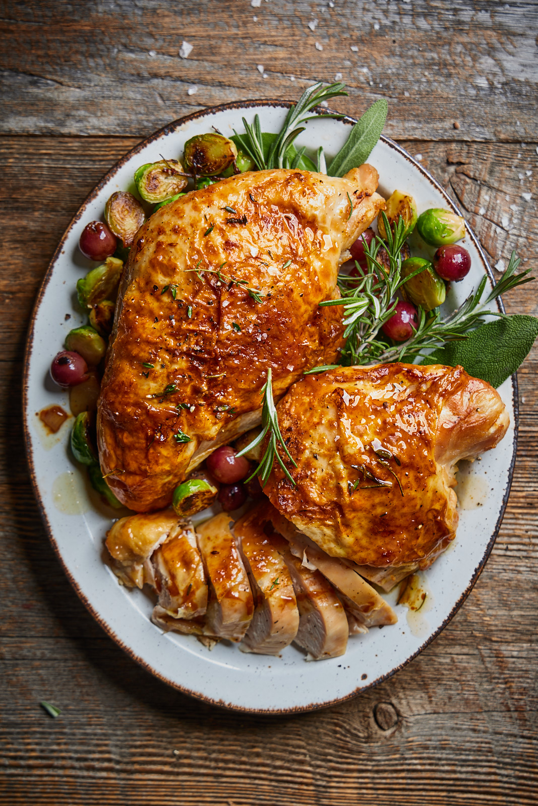 Juicy Simple Roasted Turkey Breast