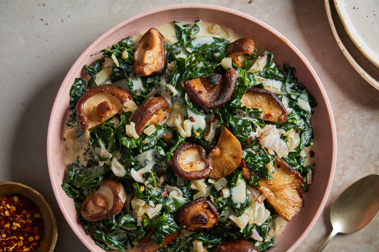 Miso Creamed Kale