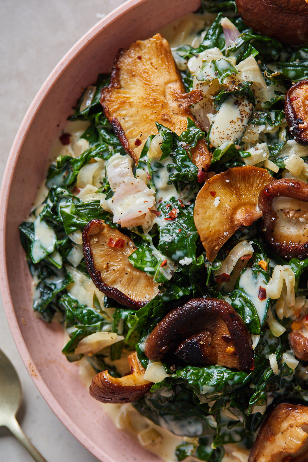 Miso Creamed Kale