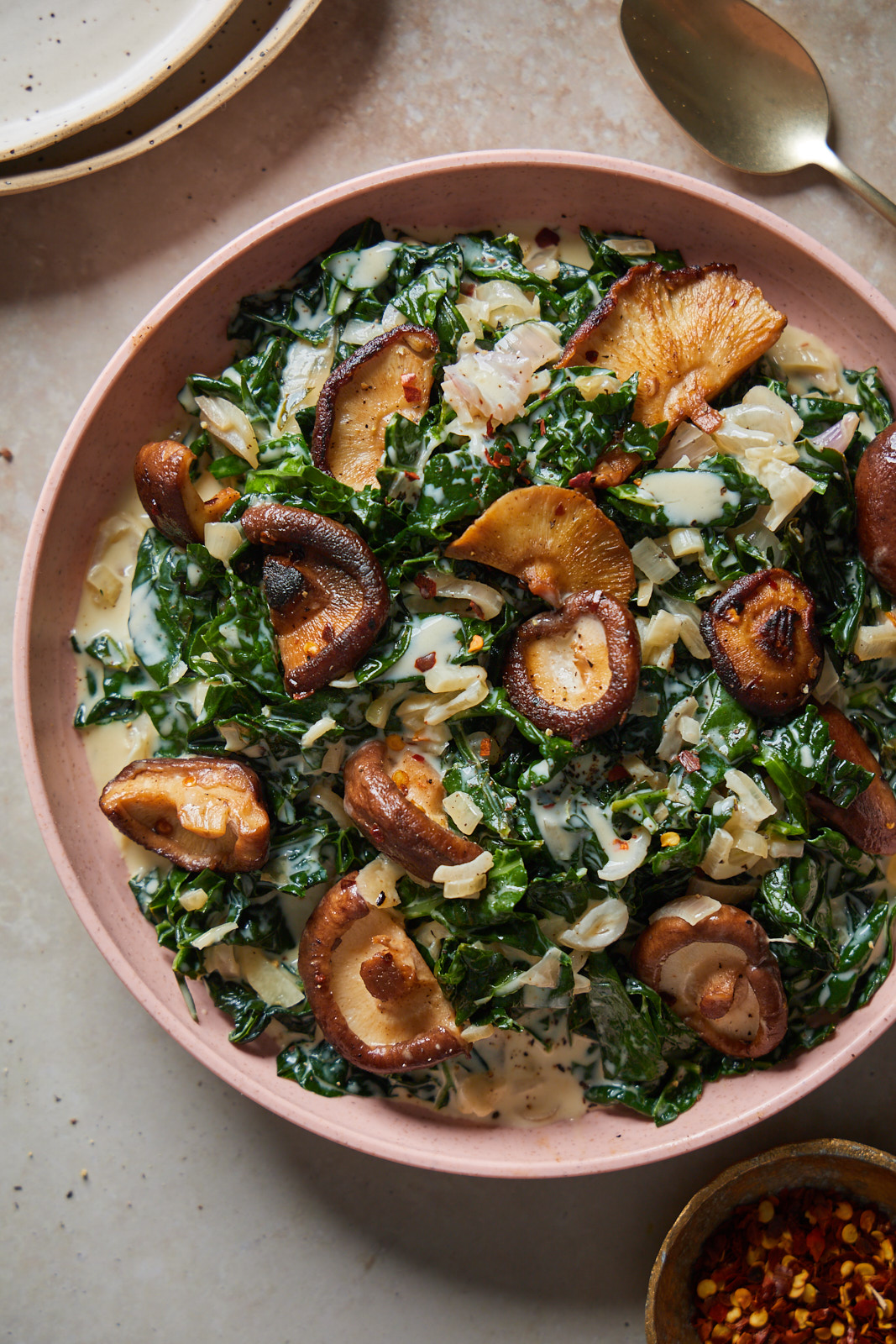 Miso Creamed Kale