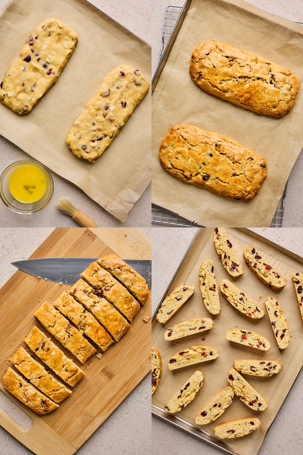Cranberry Orange Almond Biscotti
