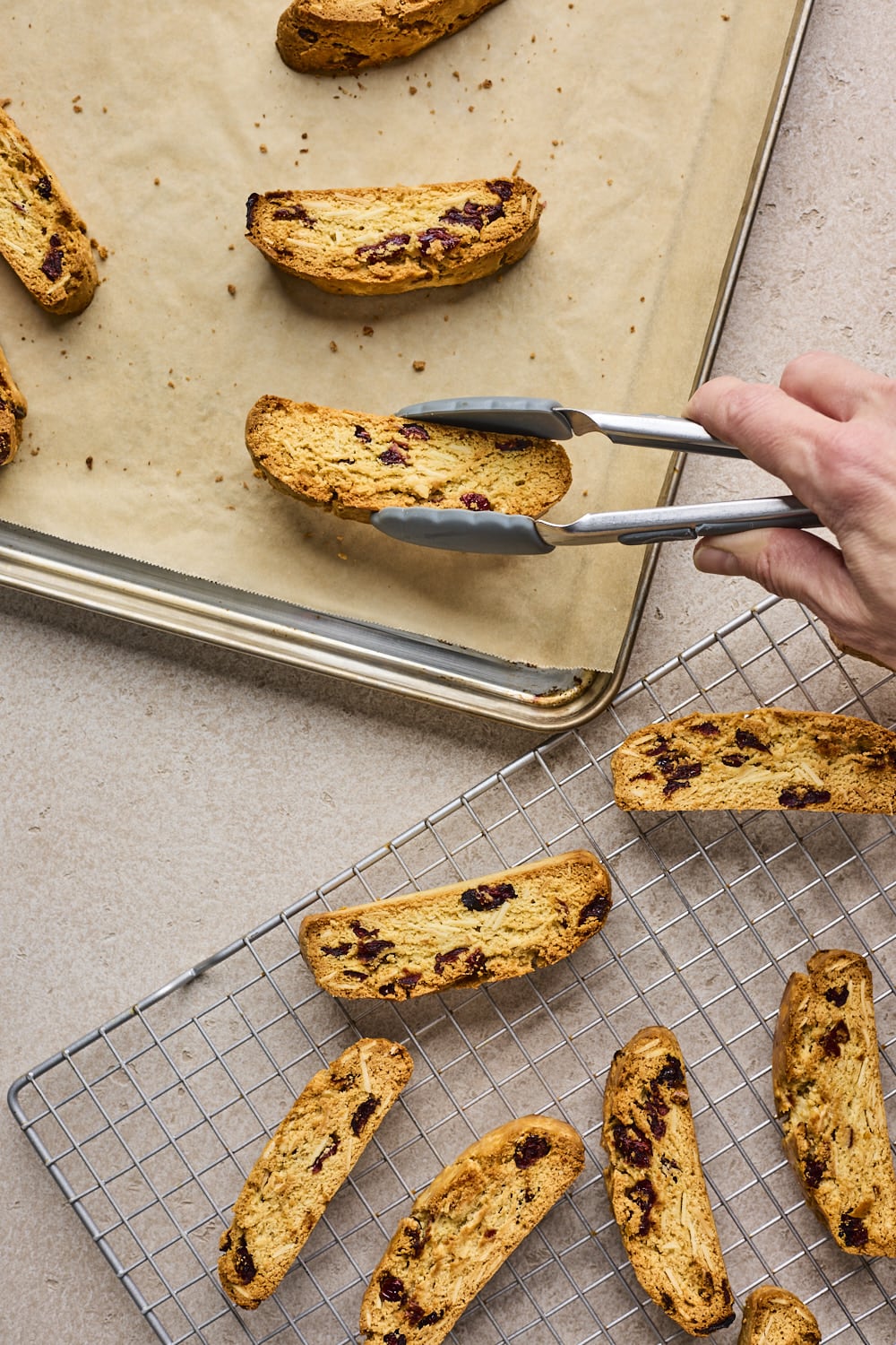 Cranberry Orange Almond Biscotti