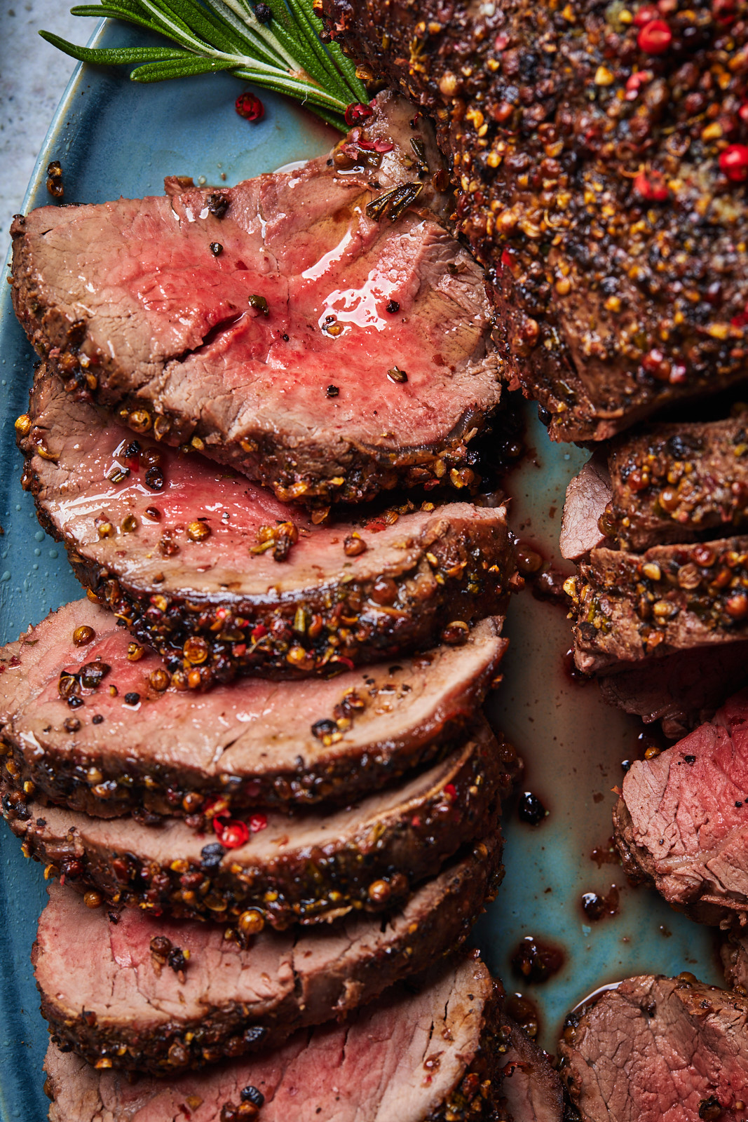 Peppercorn Roasted Beef Tenderloin