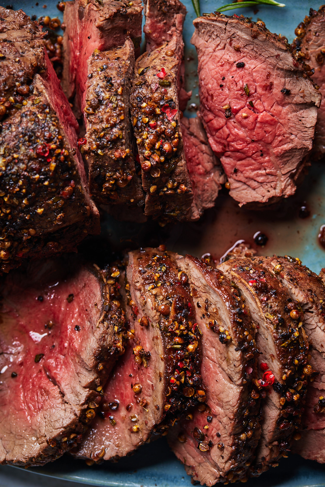 Peppercorn Roasted Beef Tenderloin