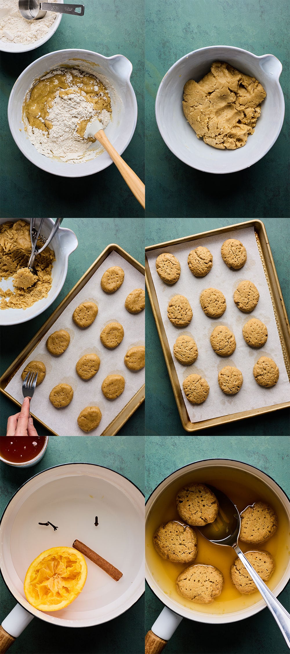 Greek Honey Walnut Cookies Step By Step