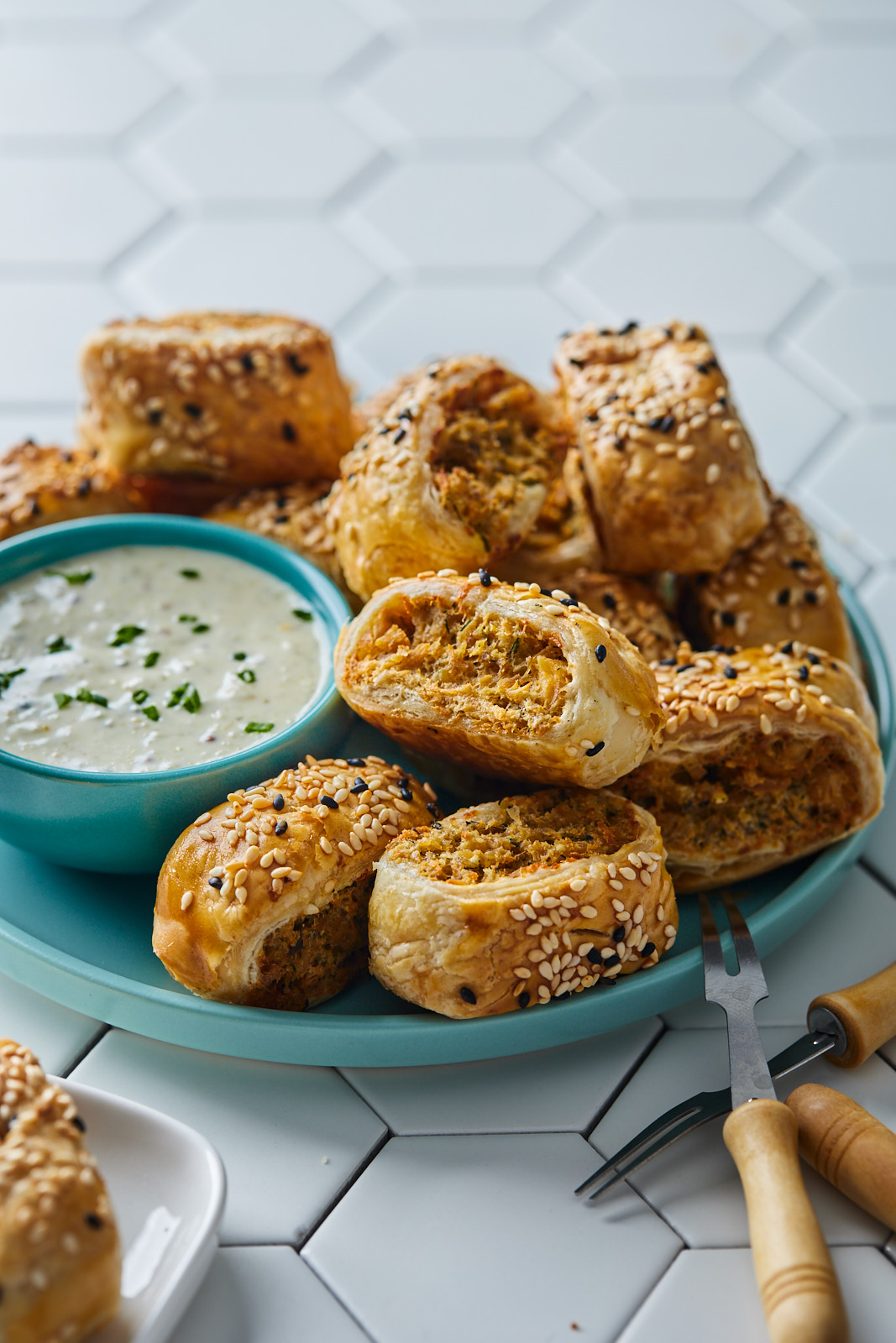 Salmon Sausage Rolls