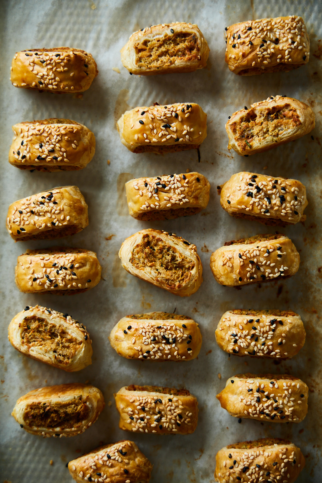 Salmon Sausage Rolls