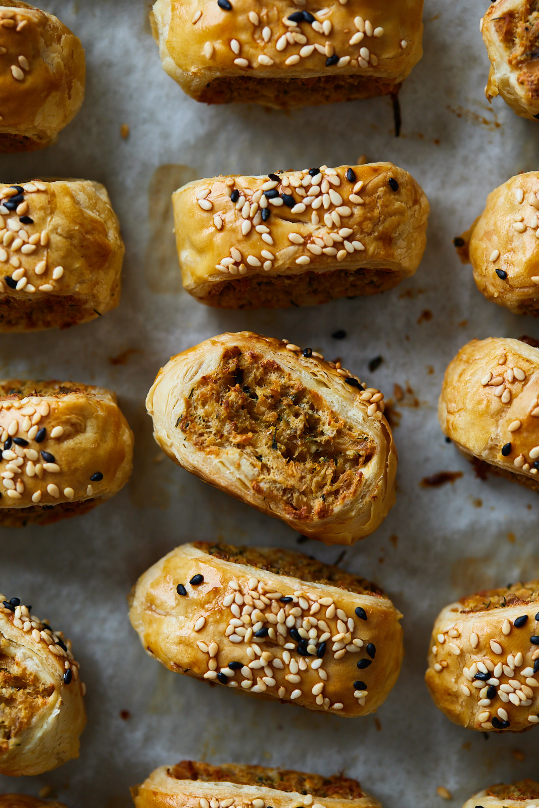 Salmon Sausage Rolls