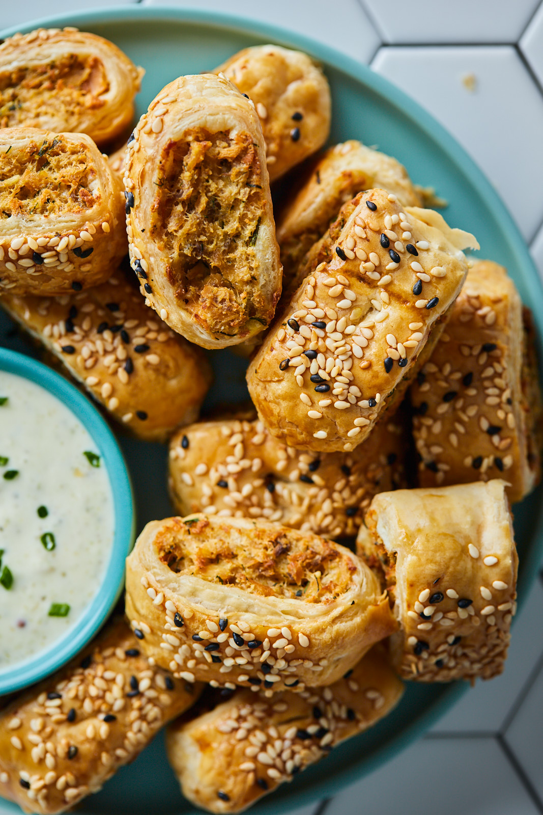 Salmon Sausage Rolls