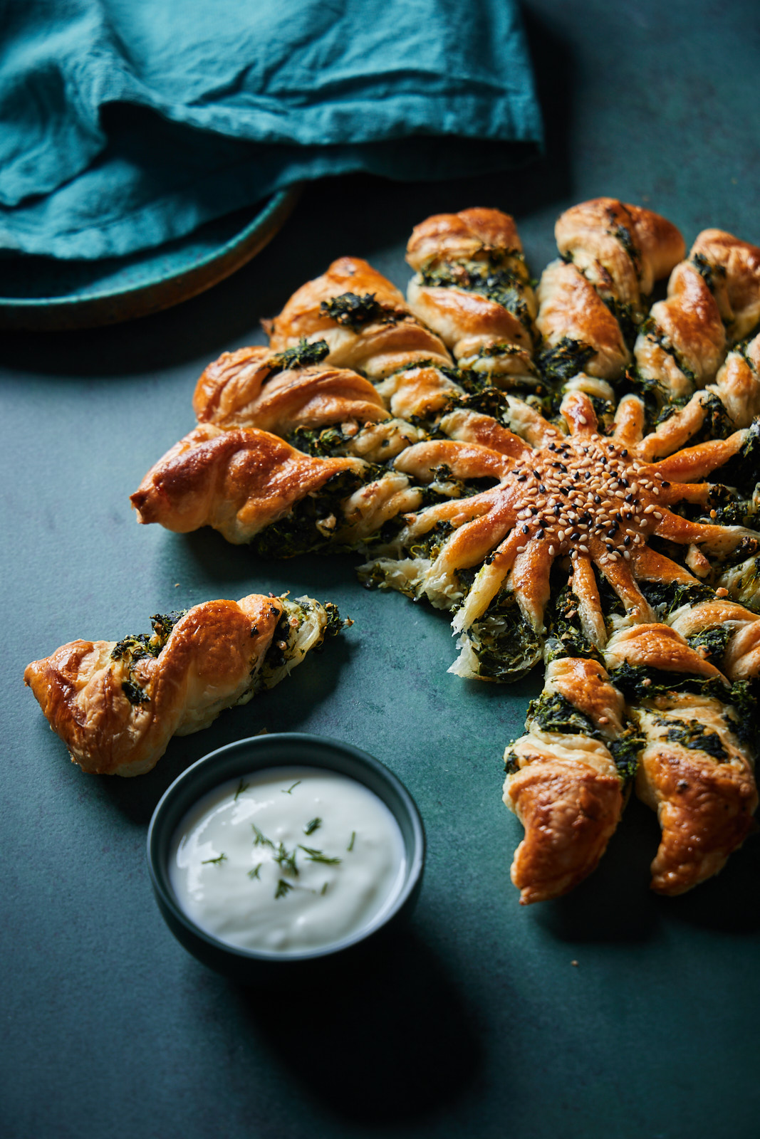 Spanakopita Tarte Soleil