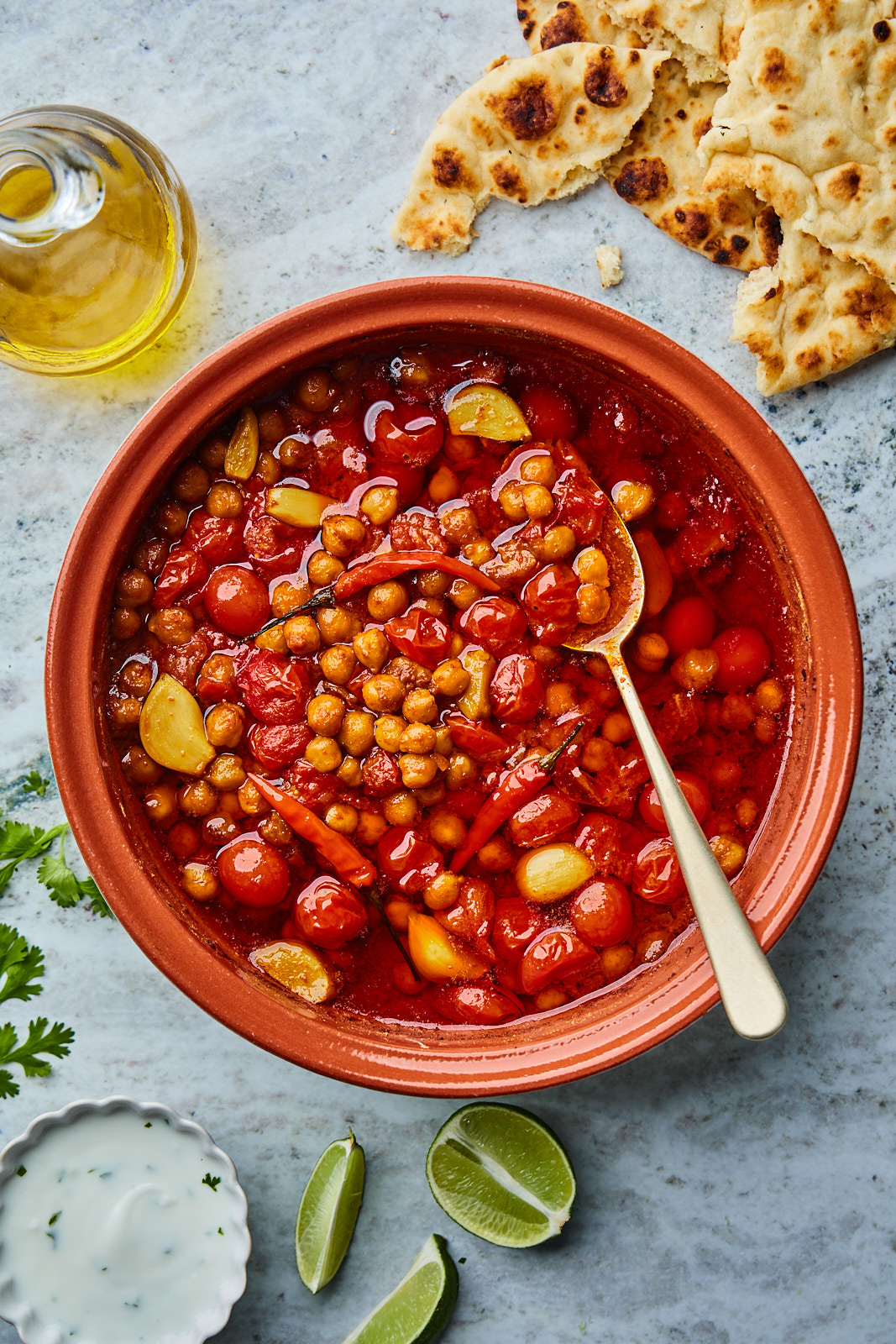 Confit Tandoori Chickpeas