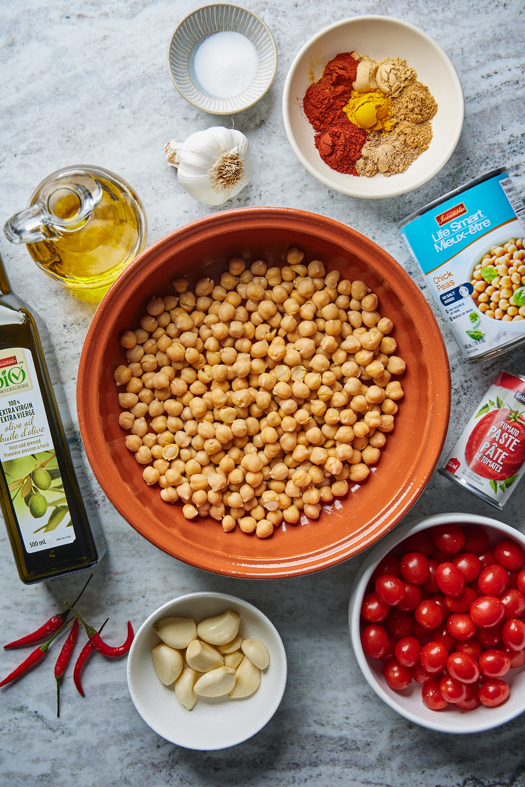 Confit Tandoori Chickpeas