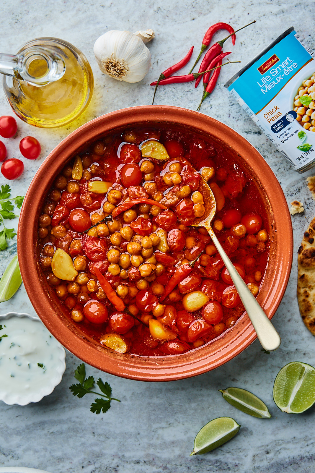 Confit Tandoori Chickpeas