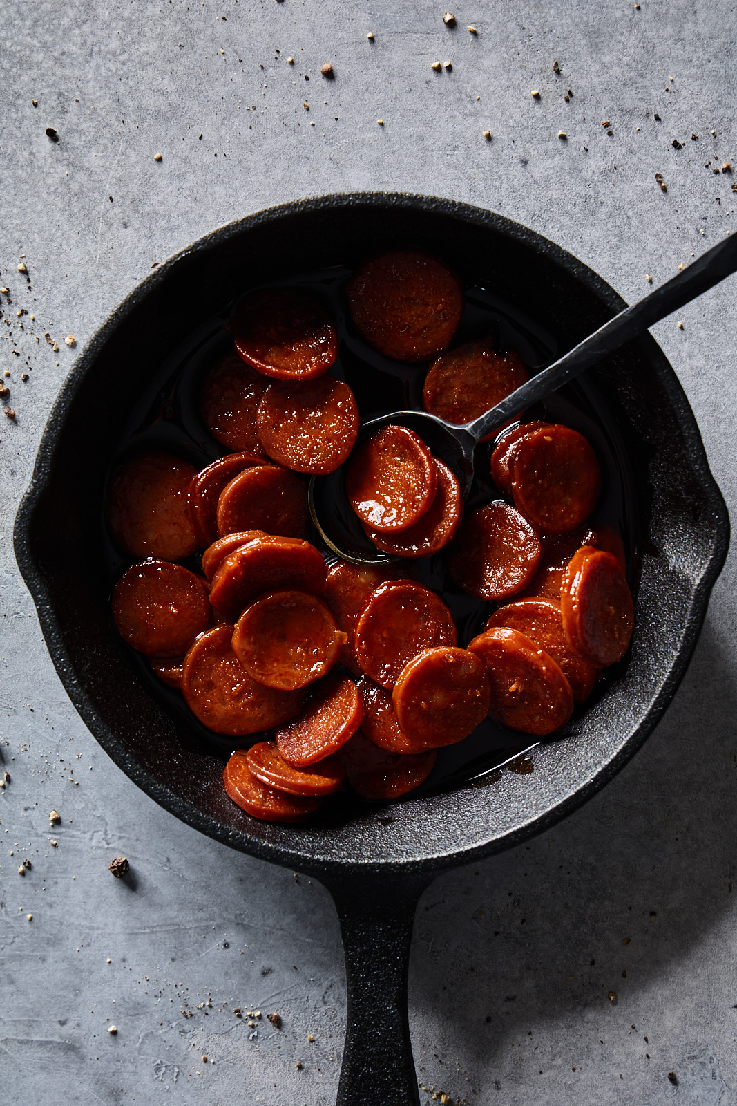 Smokey Red Lentil and Chorizo Soup