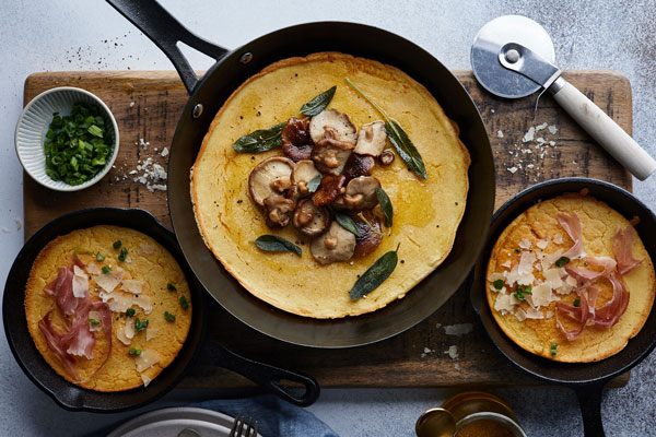 Farinata (Chickpea Flour Flat Bread)