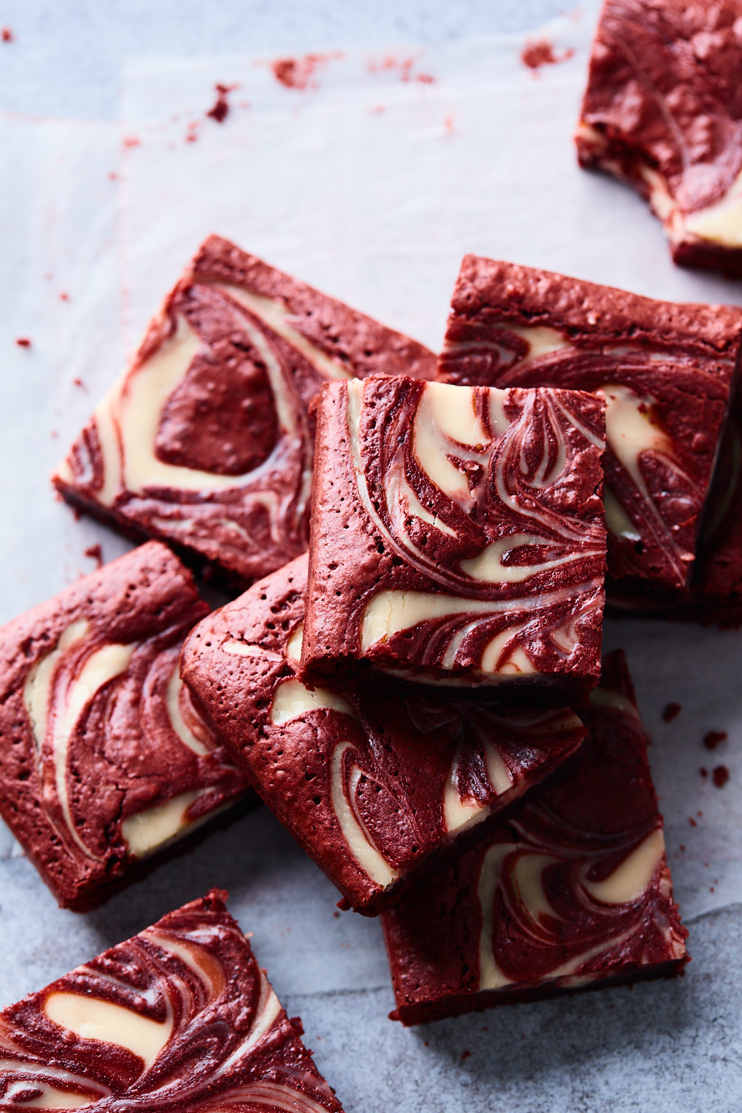 Red Velvet Cheesecake Brownies