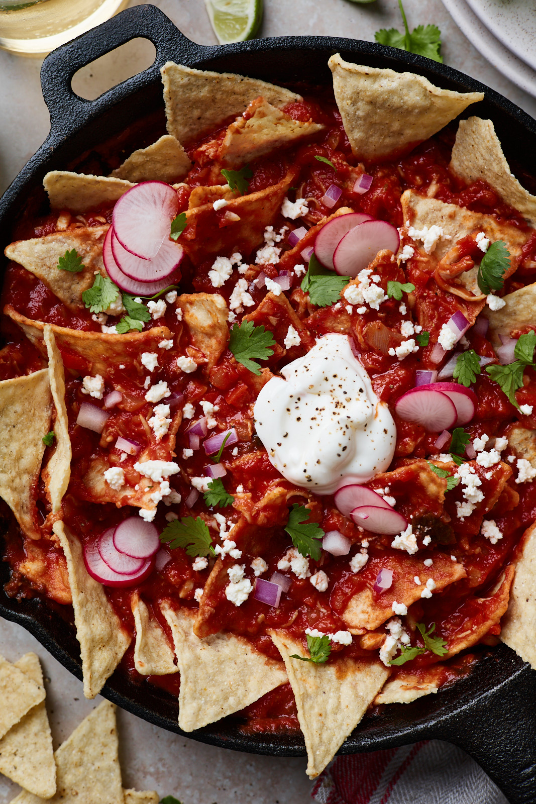 Easy Skillet Chilaquiles