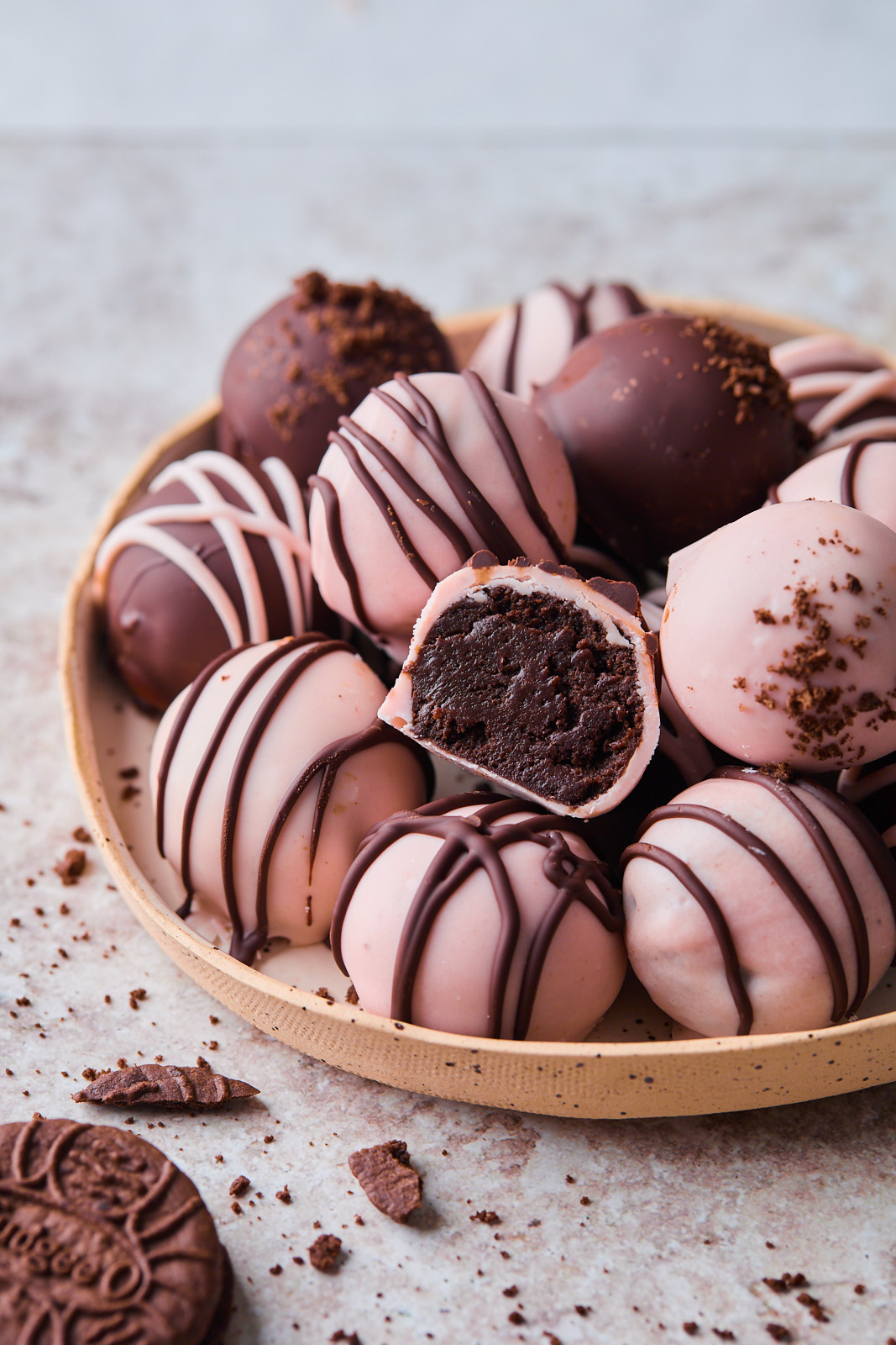 Double Chocolate Cookie Truffles