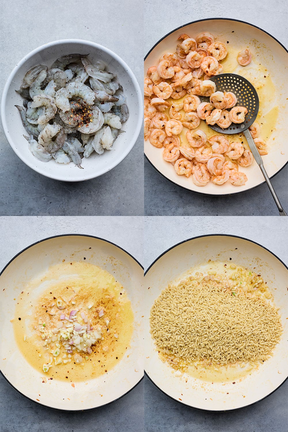 Creamy Shrimp Scampi With Orzo