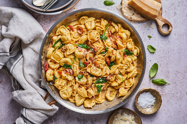 Creamy Tuscan Tortellini