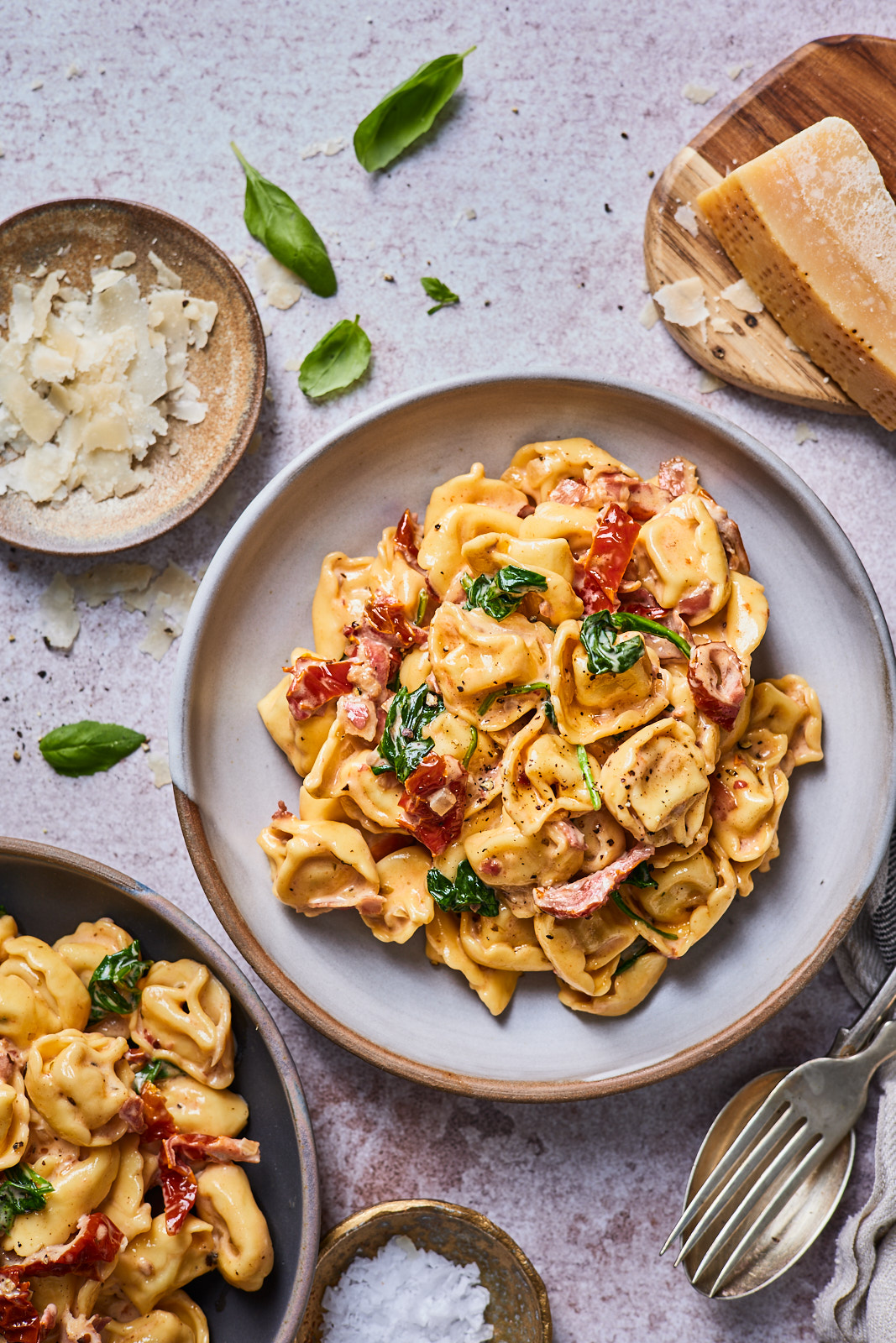 Creamy Tuscan Tortellini