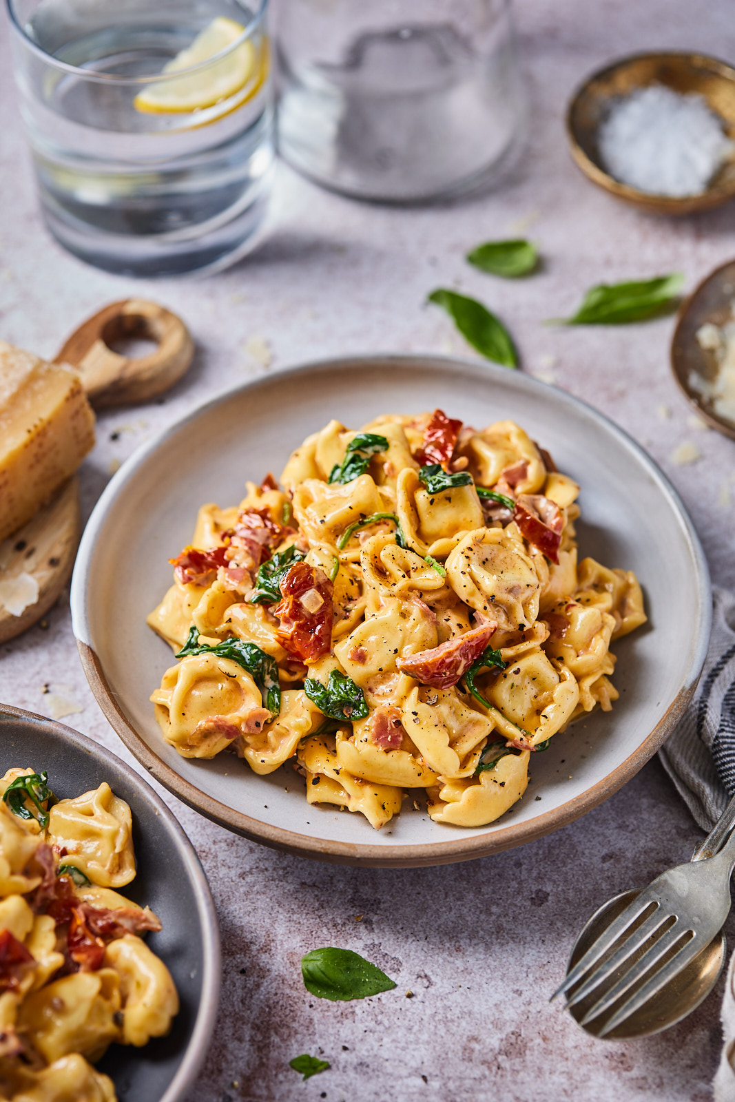 Creamy Tuscan Tortellini