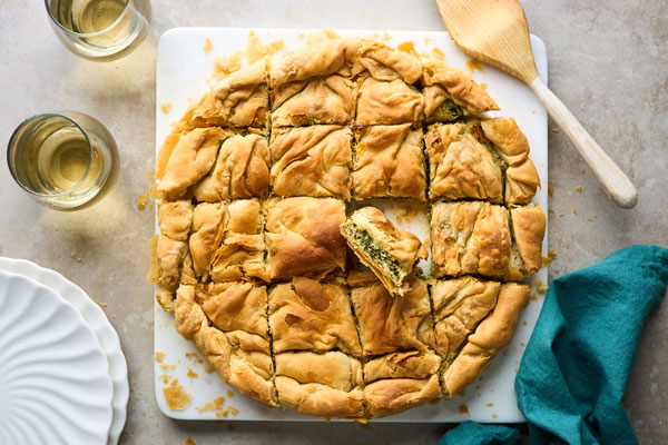 Traditional Homemade Spanakopita (Easy From Scratch Greek Spinach Pie)