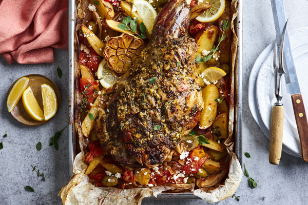 Greek Style Kleftiko Lamb With Potatoes