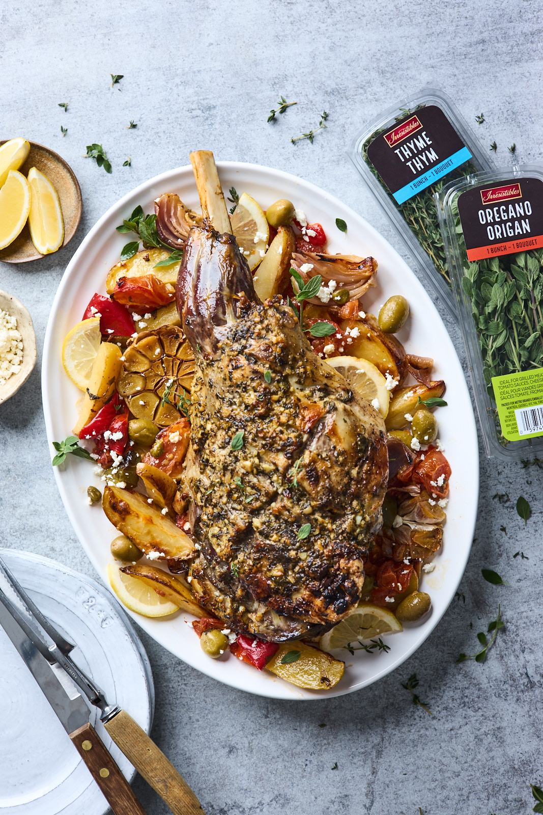 Greek Lamb (Kleftiko) With Roasted Veggies 