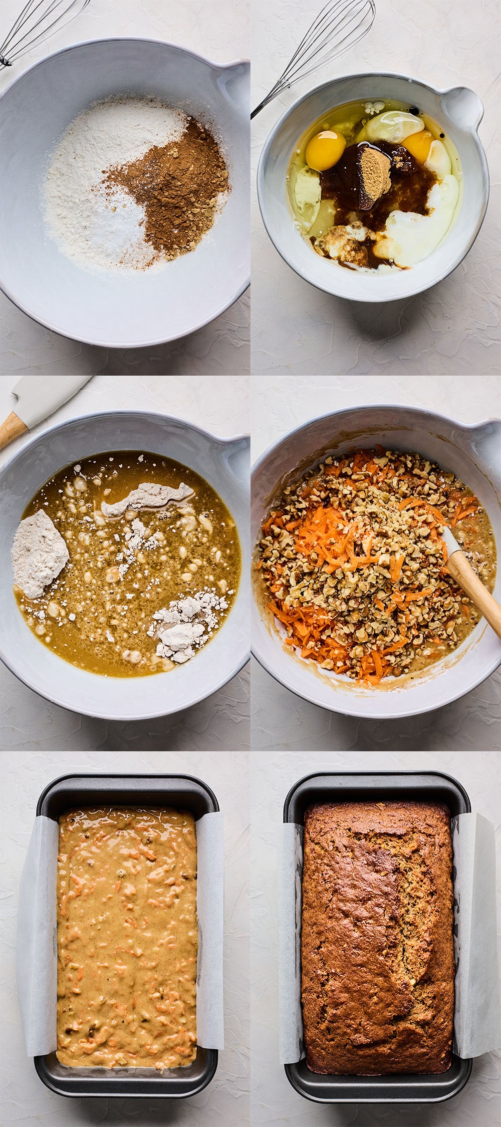 Step by step guide to make Carrot Cake Loaf