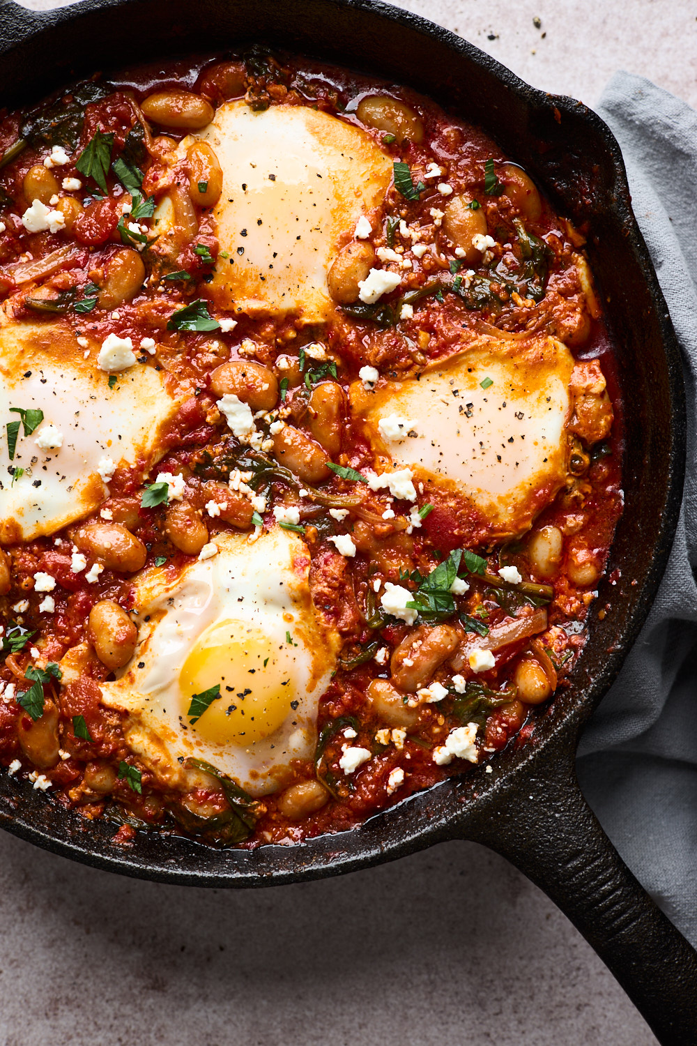 White Bean Shakshuka With Nduja