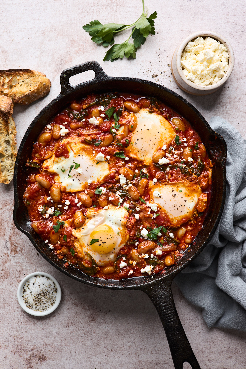 White Bean Shakshuka With Nduja