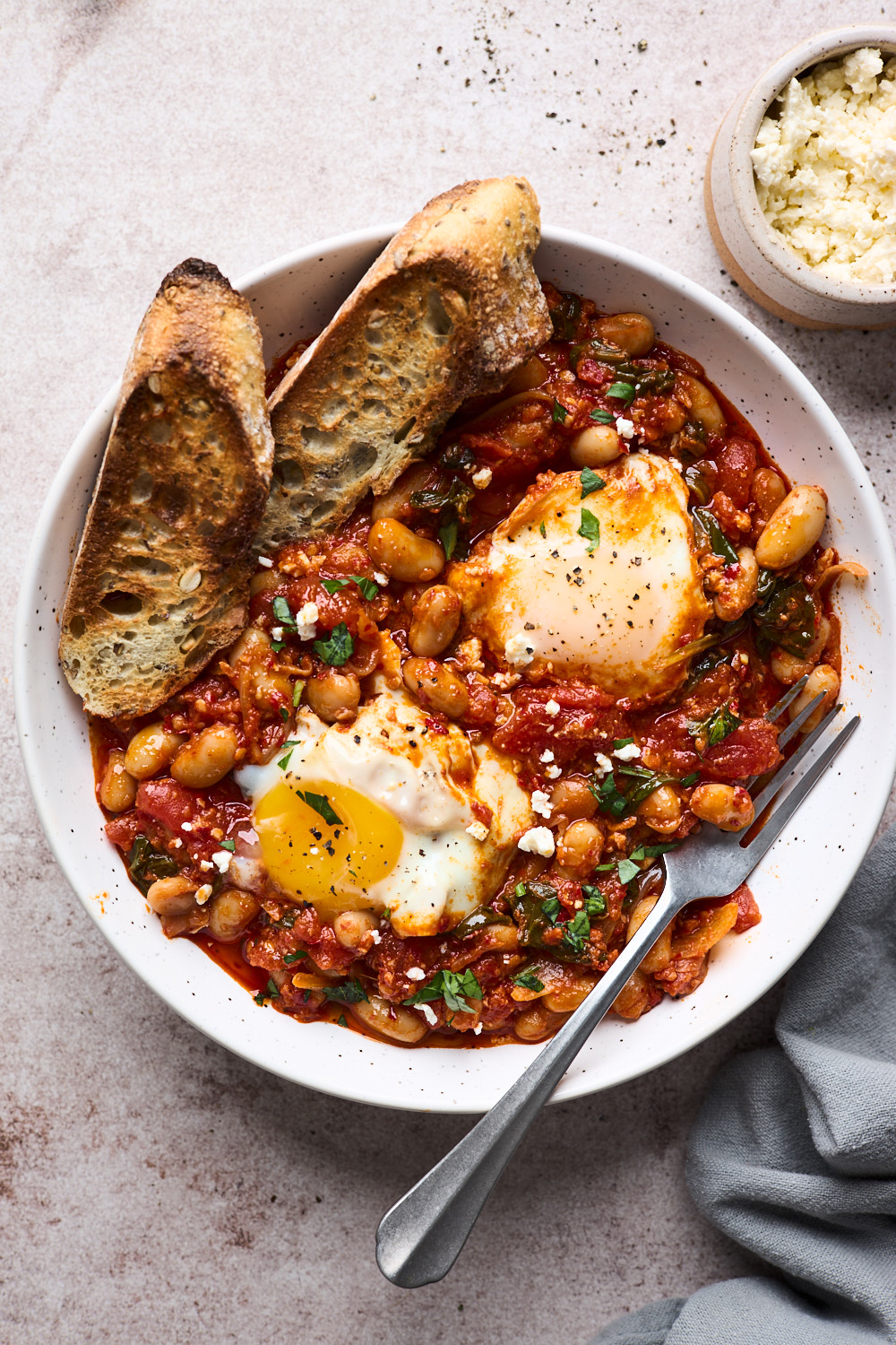 White Bean Shakshuka With Nduja