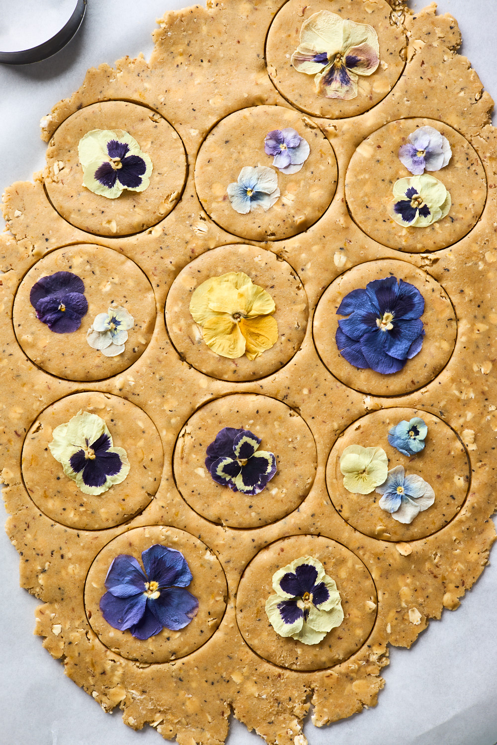 Lemon Earl Grey Shortbread Oatmeal Cookies