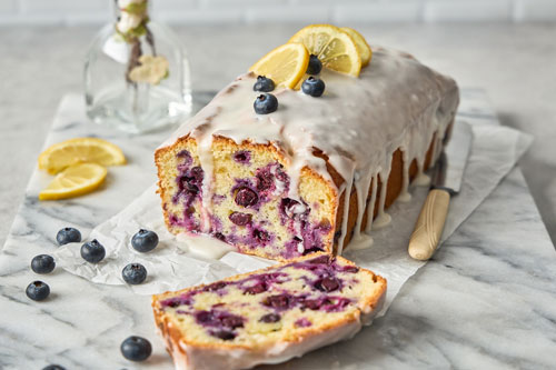 Blueberry Lemon Loaf Cake