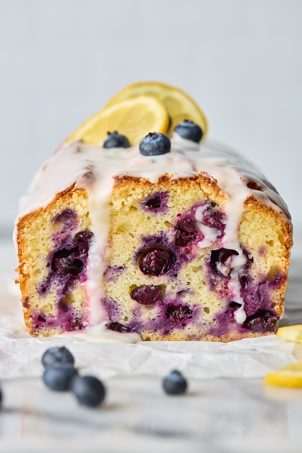 Blueberry Lemon Loaf Cake