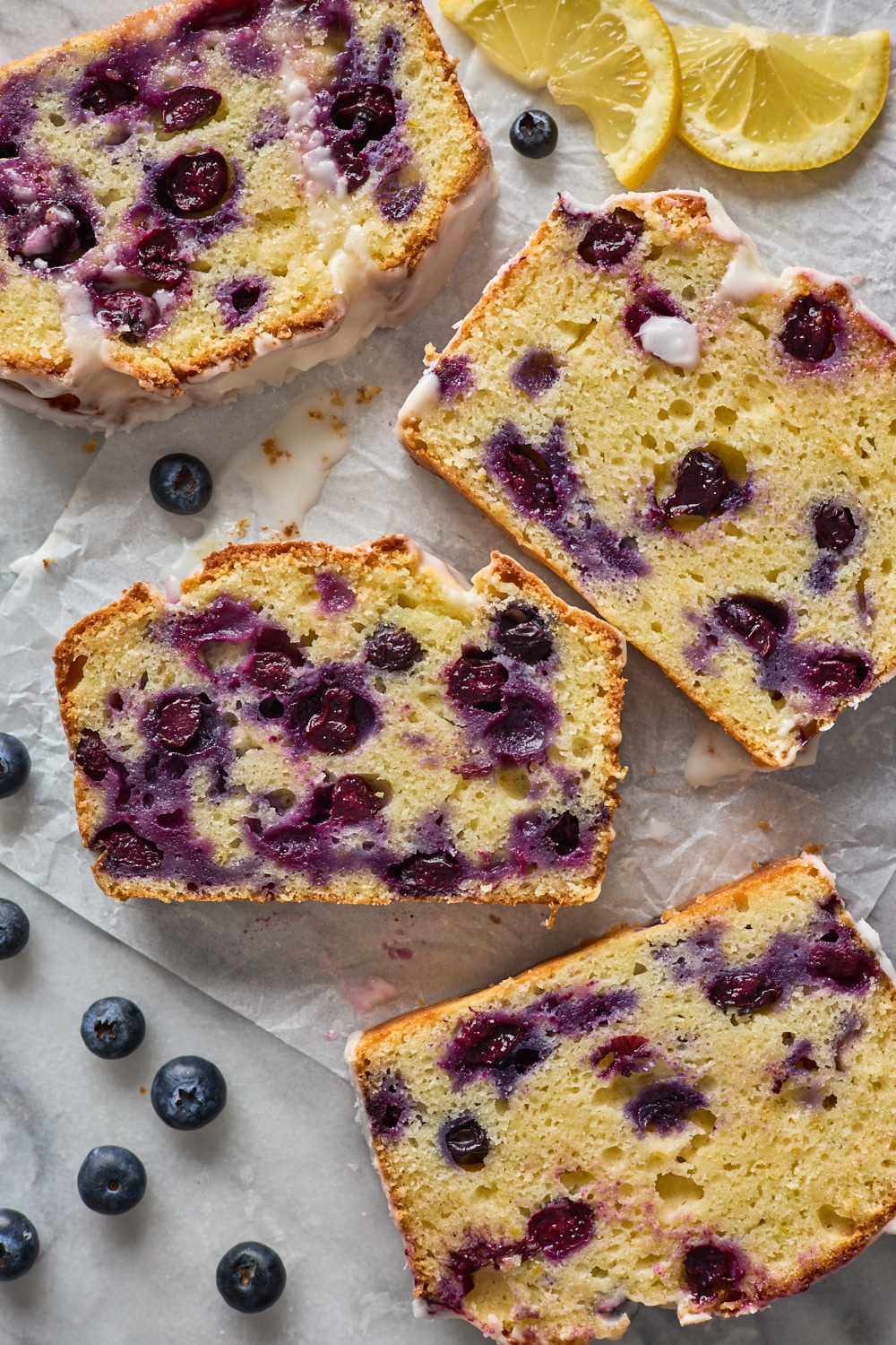 Blueberry Lemon Loaf Cake