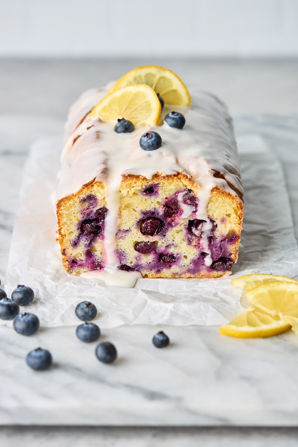 Blueberry Lemon Loaf Cake