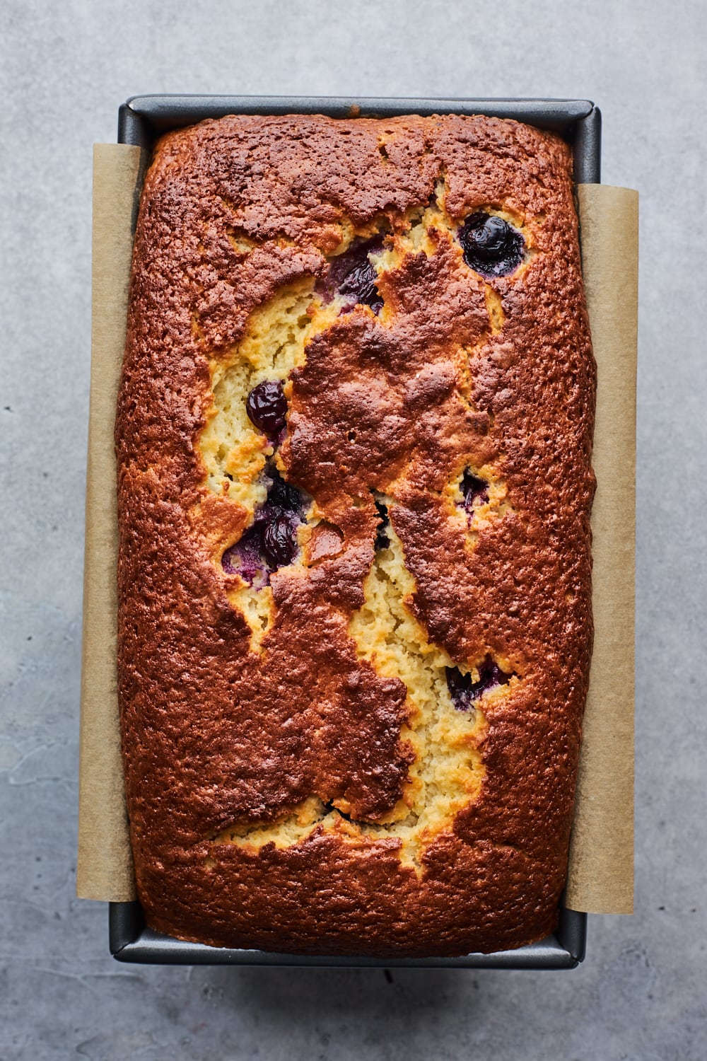 Blueberry Lemon Loaf Cake