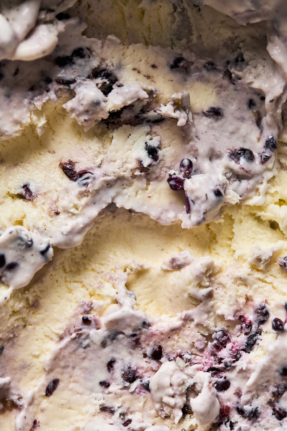 Easy No Churn Blackberry Ice Cream