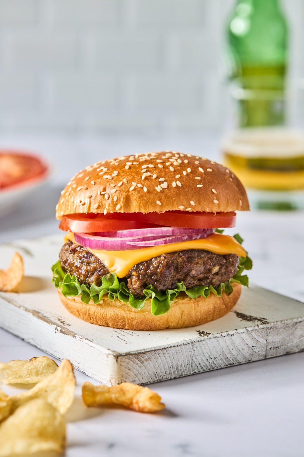 Classic Grilled Cheeseburger