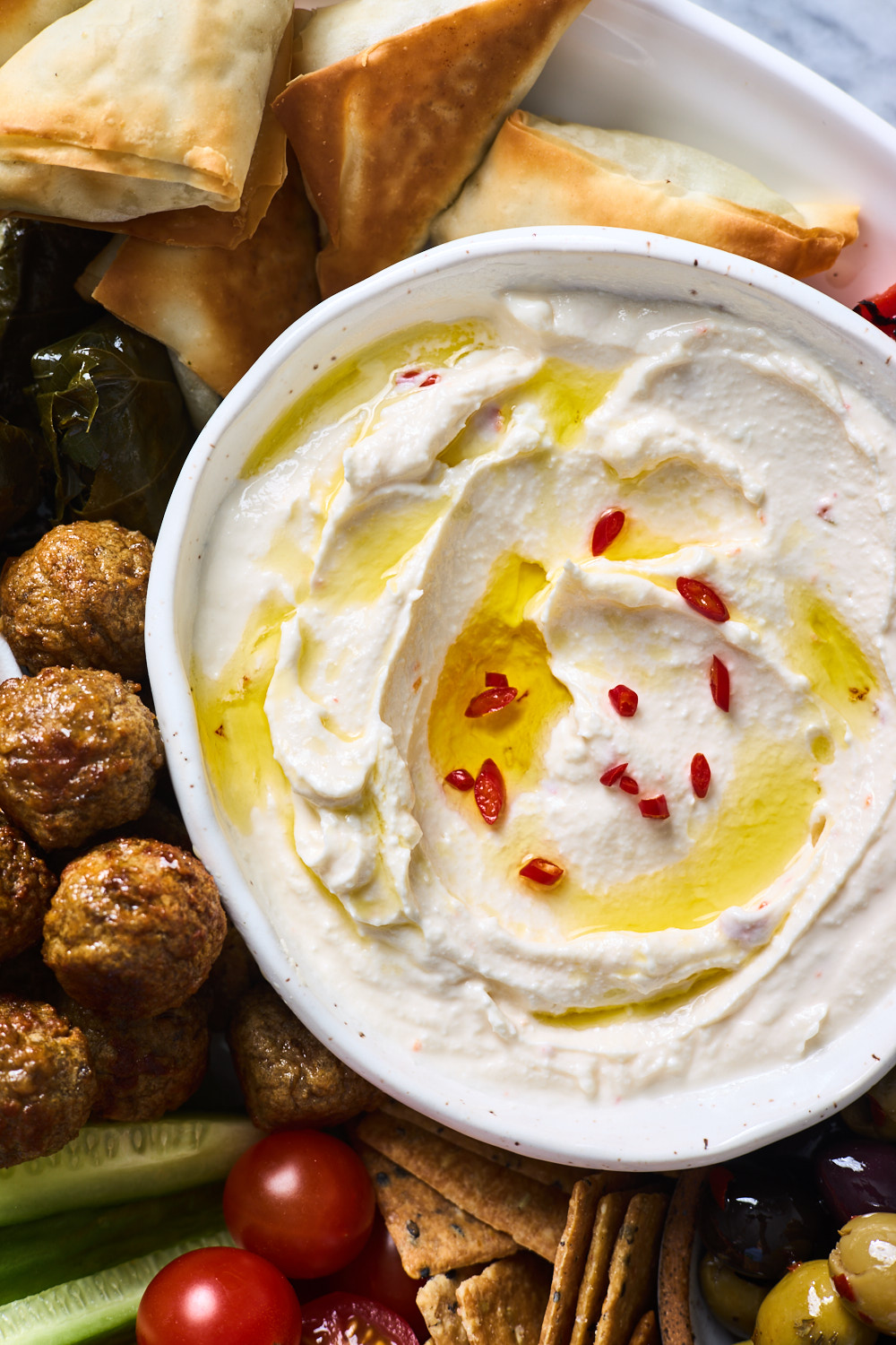 Greek feta cheese dip Tirokafteri