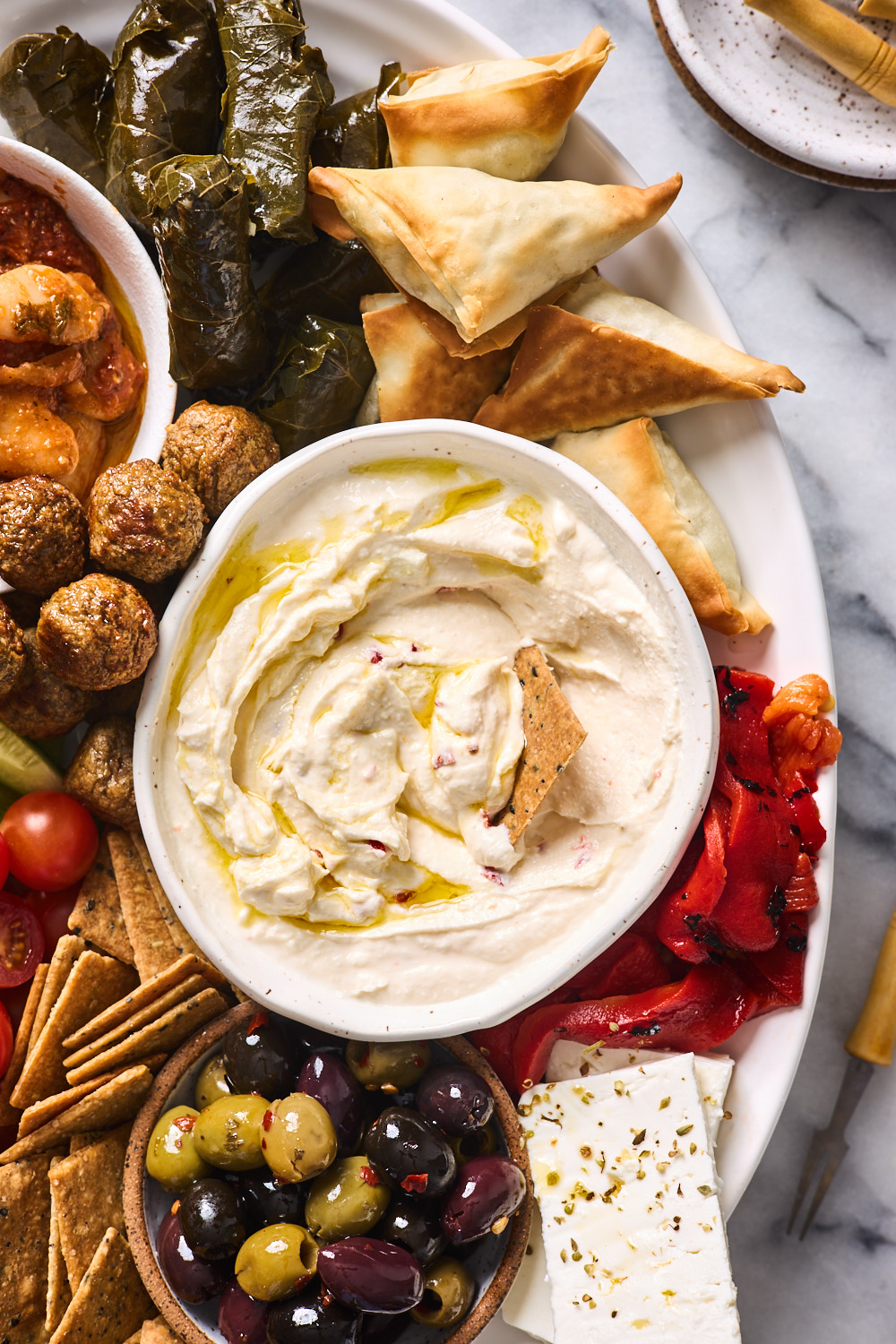 Greek feta cheese dip Tirokafteri