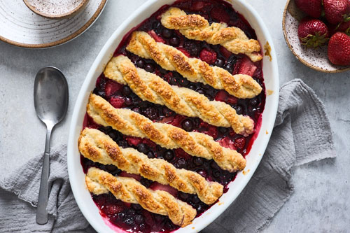 Mixed Berry Cobbler Recipe