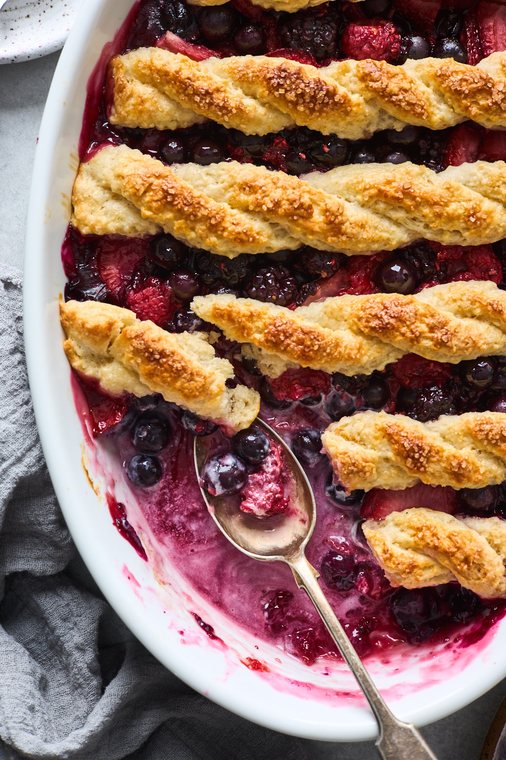 Mixed Berry Cobbler Recipe