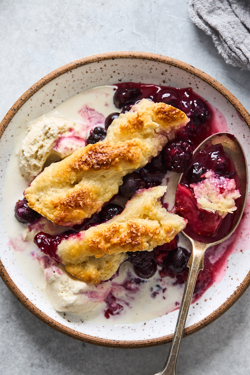 Mixed Berry Cobbler Recipe