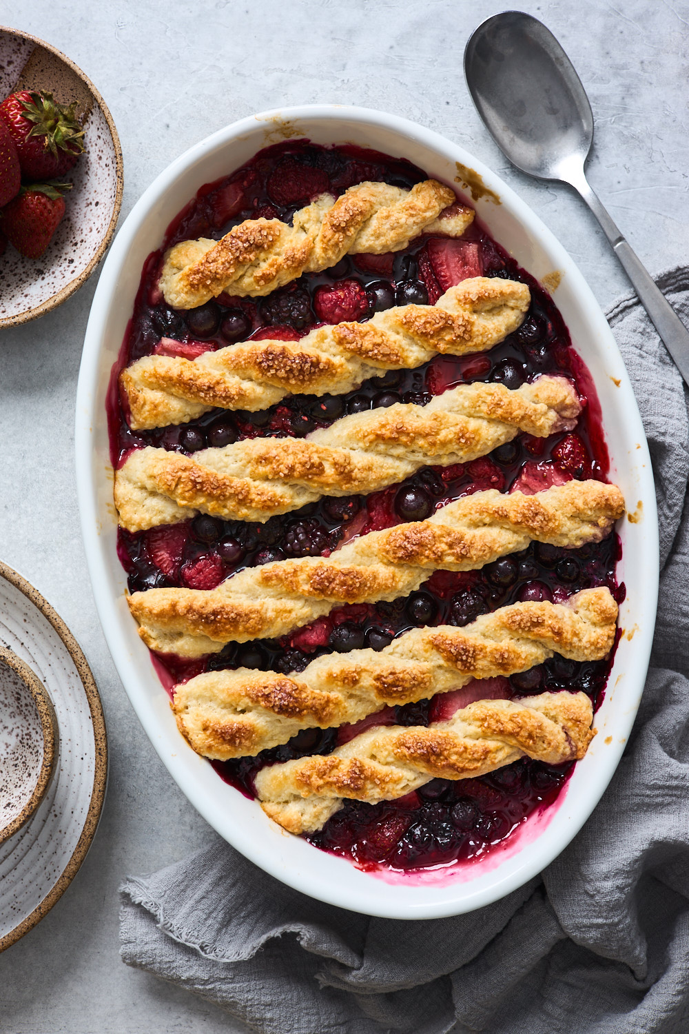 Mixed Berry Cobbler Recipe