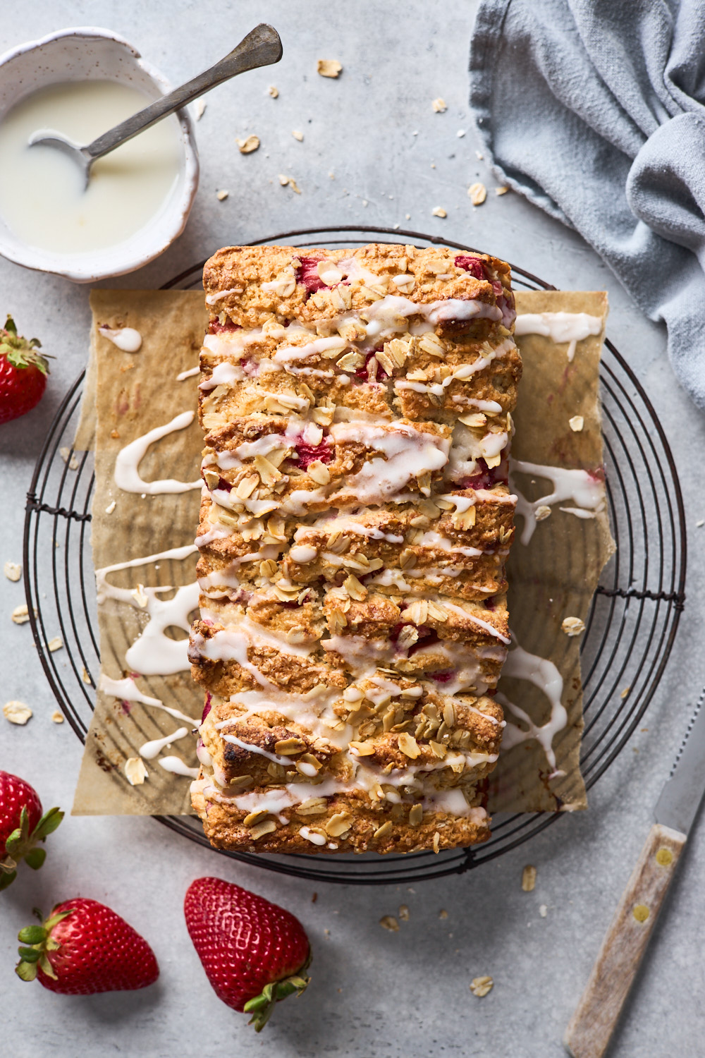 Berry Oat Scone Loaf